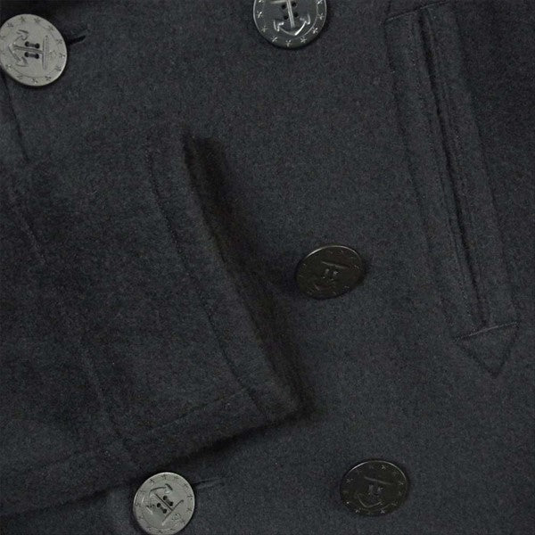 アナトミカ BB CLOTH PEA COAT LONG 13スター ボタン Pコート ダークネイビー系 38【新古品】【未使用】【中古】