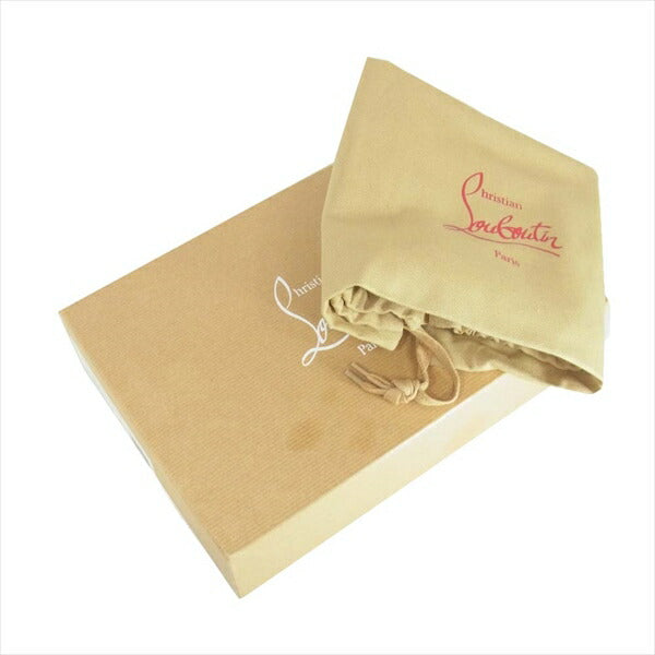 Christian Louboutin クリスチャンルブタン 1175018 Paloma Clutch パロマ チェーンウォレット クラッチ ショルダー バッグ 黒系【中古】