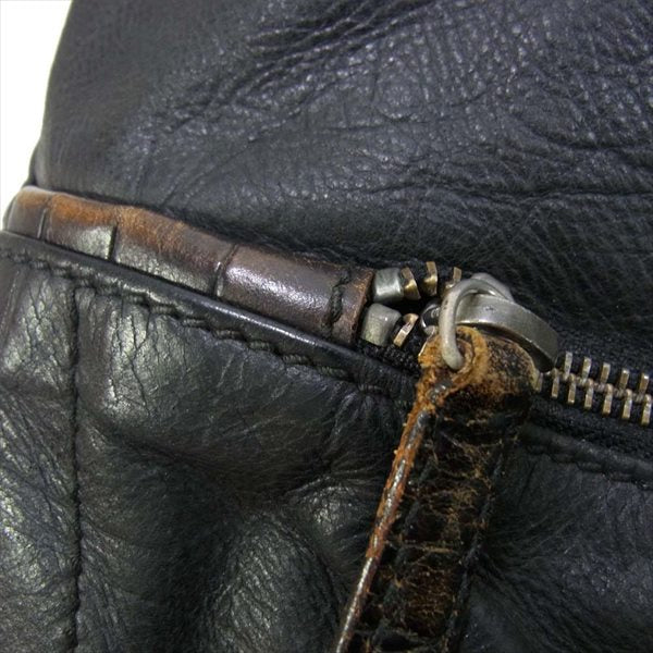 Daniel & Bob ダニエルアンドボブ エディフィス EDIFICE レザー 2WAY ショルダー バッグ ブラック系【中古】