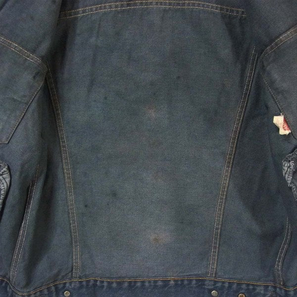 Levi's リーバイス 70506 3rd USA製 デニム ジャケット インディゴブルー系 40【中古】
