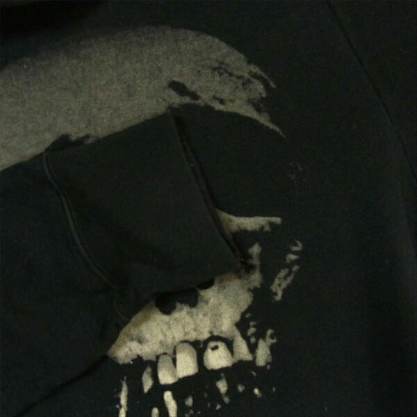 HYSTERIC GLAMOUR ヒステリックグラマー 0114CO07 スタッズ スカル プリント パーカー レディース ワンピース ブラック系 FREE【中古】