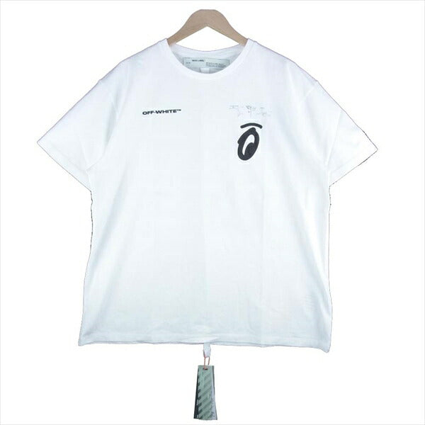 ブラック黒購入元新品 off-white オフホワイト アロー ロゴ Tシャツ S