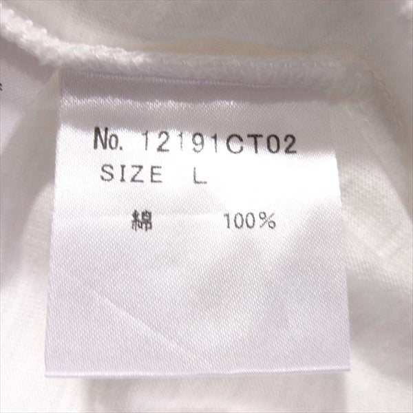 HYSTERIC GLAMOUR ヒステリックグラマー プレイボーイ PLAYBOY 12191CT02400 リッププリント クルーネック 半袖 Tシャツ 白系 L【新古品】【未使用】【中古】