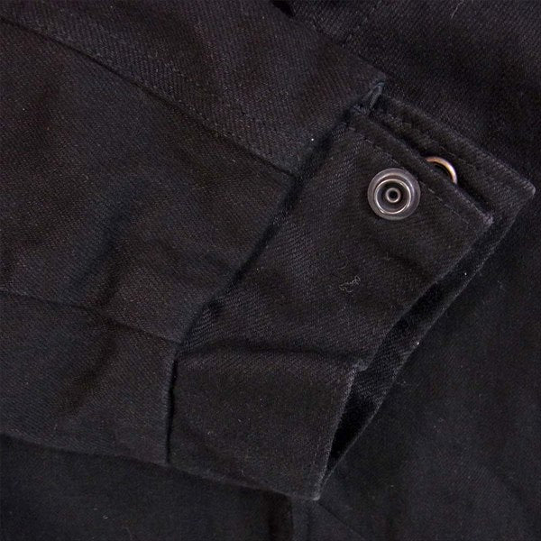 HYSTERIC GLAMOUR ヒステリックグラマー 02183AC07 デニム ボア ランチ コート 黒系 L【中古】
