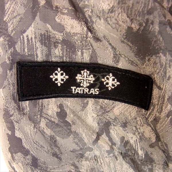 TATRAS タトラス MTA16A4387 METAURO メタウロ カモフラ ナイロン ダウン ジャケット グレー系 2【中古】