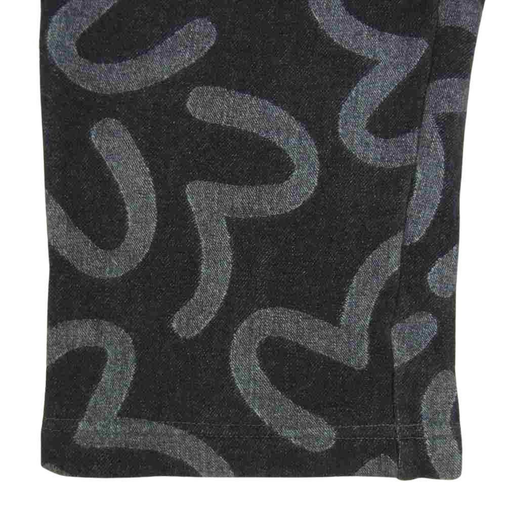 EVISU エヴィス カモメ 総柄 スウェット パンツ ネイビー系 2【中古】