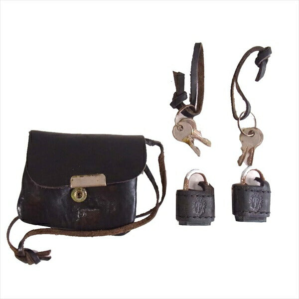 Felisi フェリージ ナイロン メンズ レザー 2way トート ショルダー バッグ ブラック系【中古】