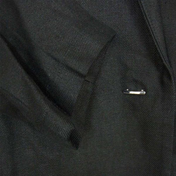 アッパーハイツ 172C501 リネン チェスター 無地 レディース コート ブラック系 38【中古】