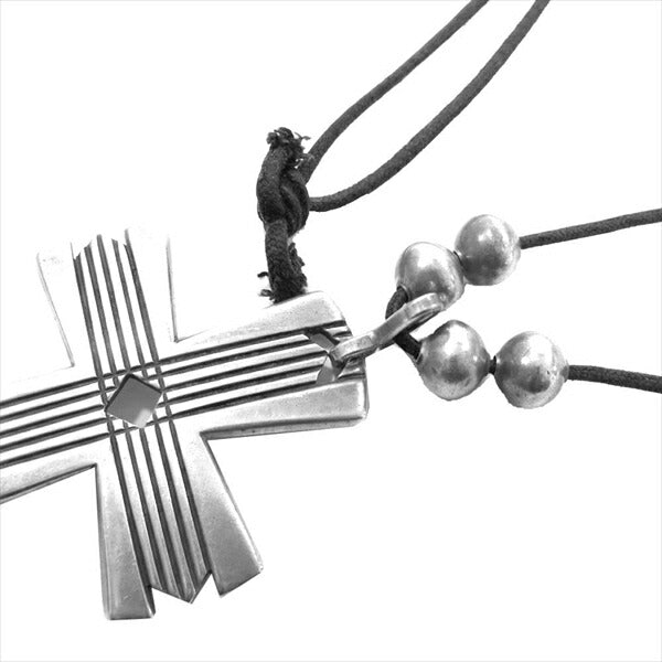 WADDIE CRAZY HORSE ワディ クレイジー ホース クロス ペンダント ネックレス シルバー -【中古】