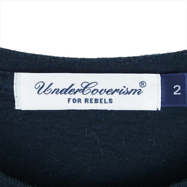 UNDERCOVER アンダーカバー ブランド ロゴ 半袖 Tシャツ ブラック系 2【中古】