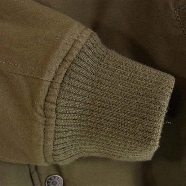 デウスエクスマキナ ×BEAMS ビームス コラボ JMF76779 ワッペン ジャケット カーキ(オリーブグリーン)系 XS【中古】