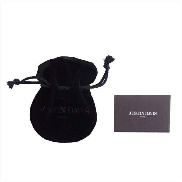 Justin Davis ジャスティンデイビス ギャラ付 SNJ125 イブシ 40cm TINY CROSS (SV) チェーン シルバー【美品】【中古】