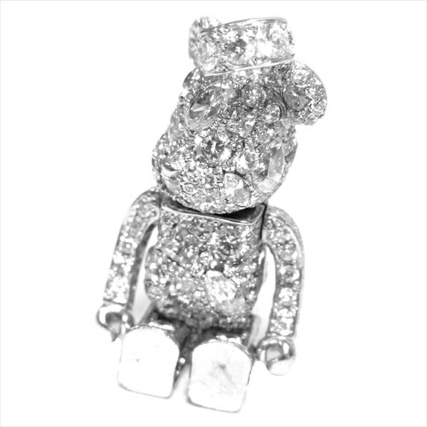 ヴェルヴェットラウンジ ベアブリック BE@RBRICK スターダスト ペンダントトップ シルバー【中古】