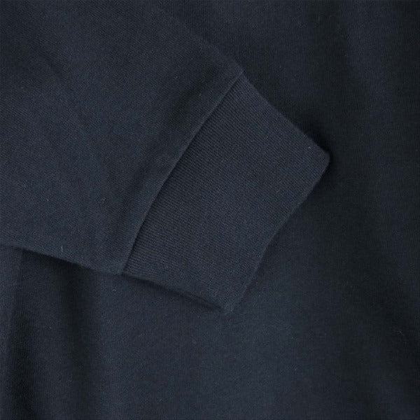 Yohji Yamamoto POUR HOMME ヨウジヤマモトプールオム HN-T99-083-1A × ニューエラ NEW ERA 20SS YY Signature LOGO Long sleeve T-shirt ロゴ ロンT Tシャツ 黒系 5【新古品】【未使用】【中古】