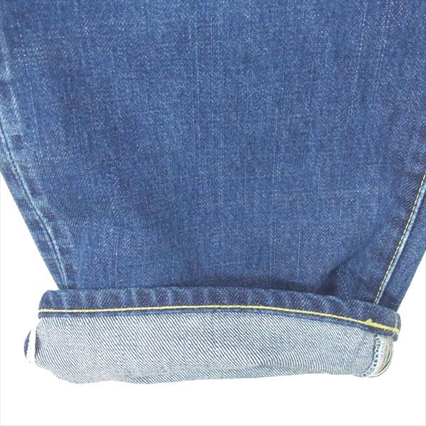 VISVIM ビズビム 118105005031 18SS Social Sculpture denim 01 damaged15 ストレート デニム パンツ インディゴブルー系 W34【美品】【中古】