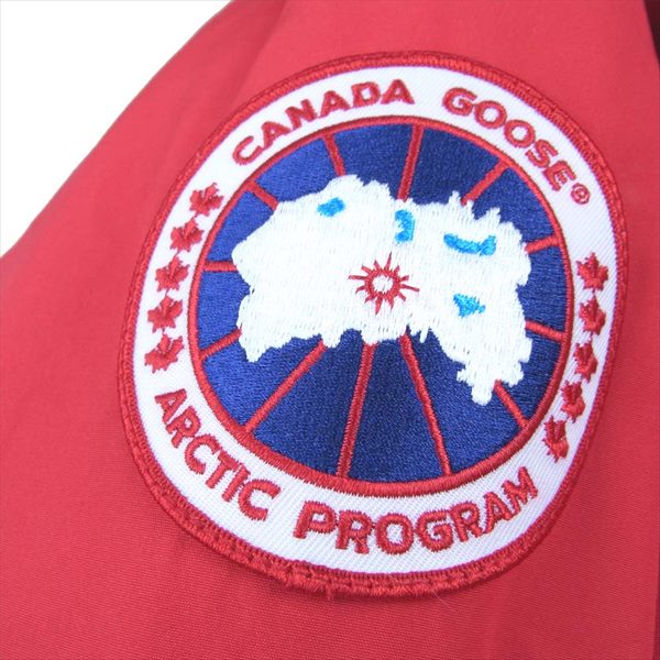 CANADA GOOSE カナダグース 国内正規品 サザビーリーグ 8501M RESOULTE PARKA リゾルト パーカー ダウン ジャケット レッド系 XS【新古品】【未使用】【中古】