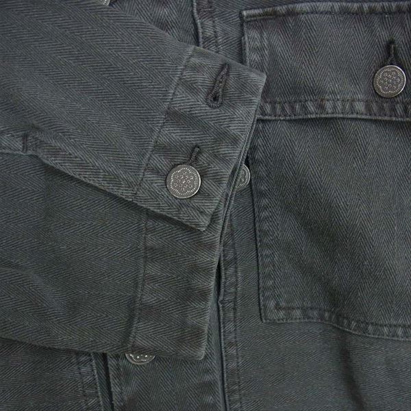 RRL ダブルアールエル 782726331001 ヘリンボーン デニム カバーオール 長袖シャツ グレー系 SP【中古】