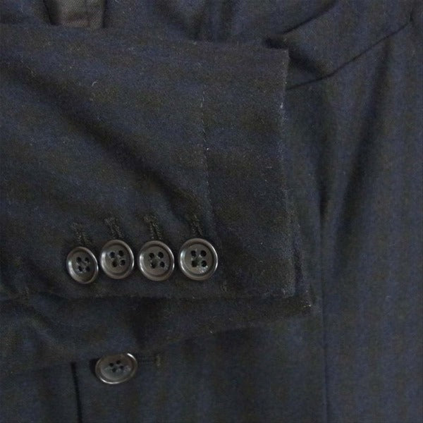 Engineered Garments エンジニアードガーメンツ シャドーストライプ ウール 2B ジャケット ネイビー系 XS【中古】