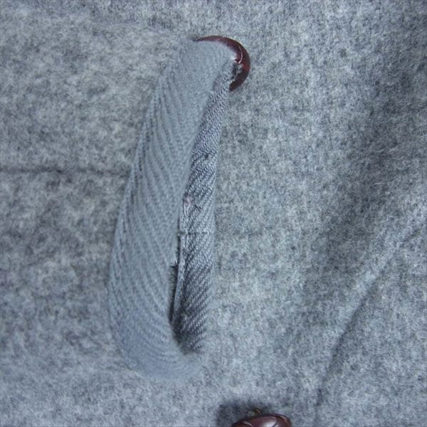 Danton ダントン JD-8245 ウール モッサ フード レディース コート グレー系 36【中古】