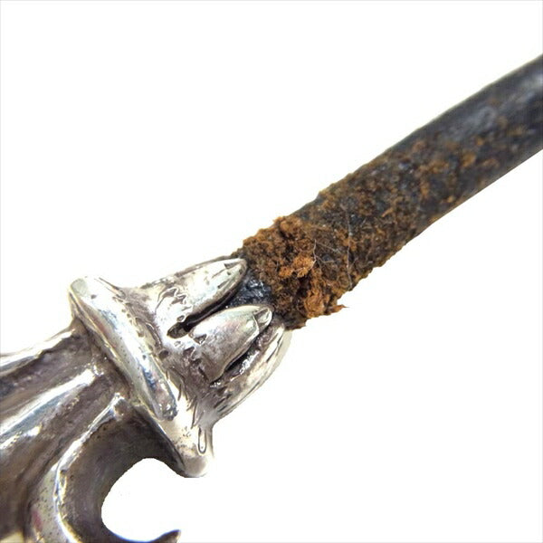 THIRTEEN DESIGN サーティーンデザイン レザー チョーカー ブレスレット ネックレス シルバー【中古】