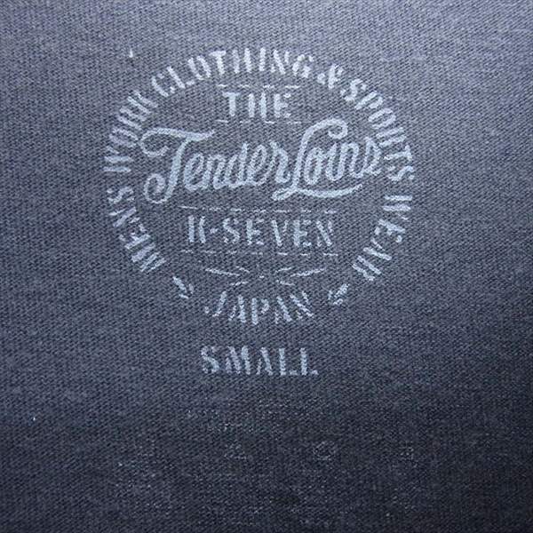 TENDERLOIN テンダーロイン HELL ON WHEELS T-TEE 2 ウォッシュ 加工 プリント Tシャツ グレー系 S【中古】
