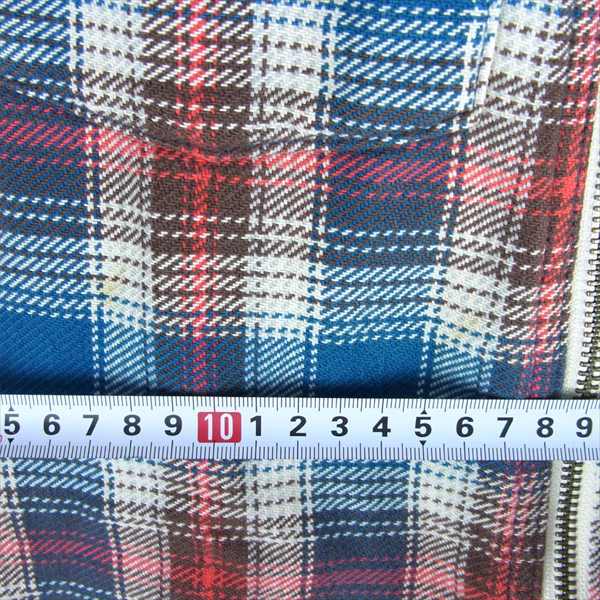 HYSTERIC GLAMOUR ヒステリックグラマー 0140AH01 ネル チェック シャツ レディース パーカー ブルー系【中古】