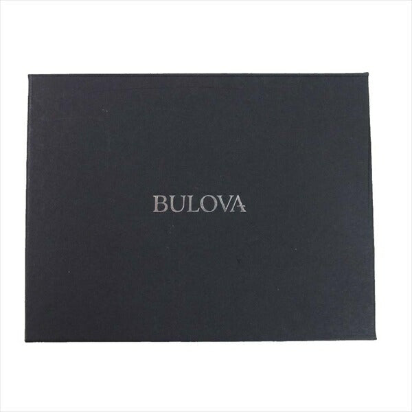 BULOVA ブローバ 98A186 ムーンウォッチ クロノグラフ 自動巻き 時計 ウォッチ ブラック系【中古】