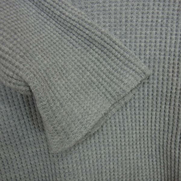 UNUSED アンユーズド サーマル ラグラン L/S ロングスリーブ Tシャツ ワッフル カットソー グレー系 3【中古】