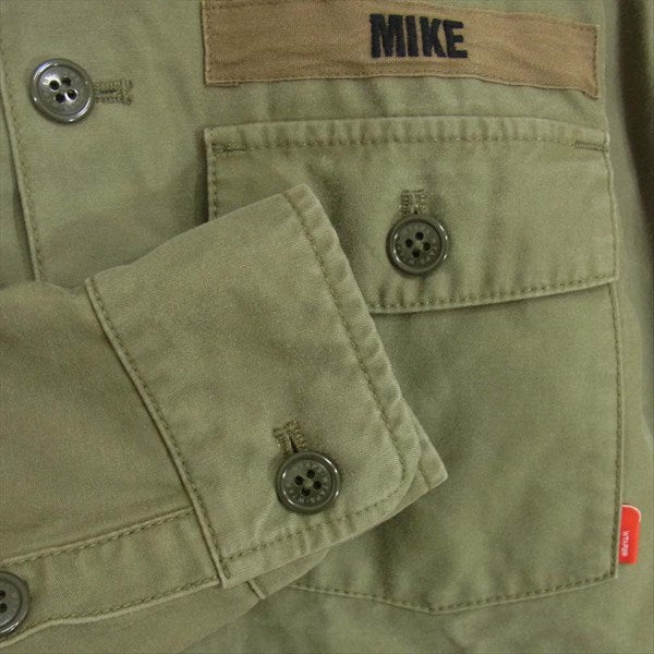 WTAPS ダブルタップス 142GWDT-SHM02 14AW BUDS L/S ミリタリー 長袖シャツ カーキ(オリーブグリーン)系 2【中古】