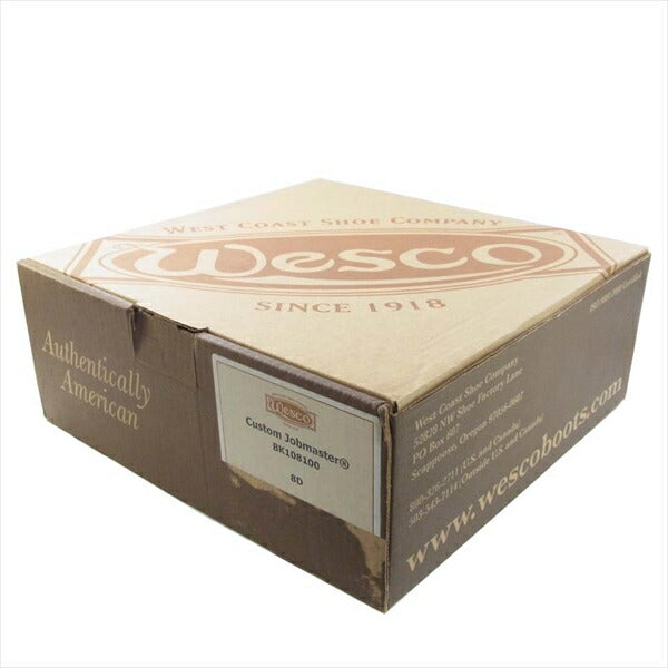 WESCO ウエスコ BK108100 Custom Jobmaster カスタム ジョブマスター レースアップ ブラック系 8D【中古】