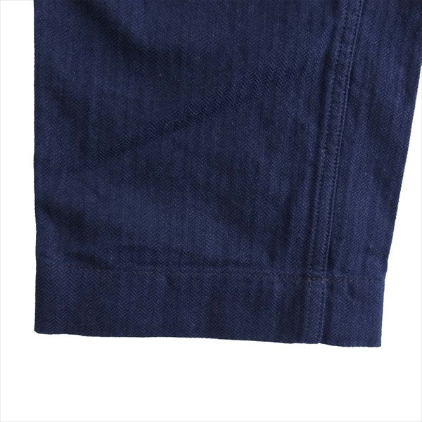 BONCOURA ボンクラ コットン 日本製 メンズ インディゴ ヘリンボーン ネイビー系 28【中古】