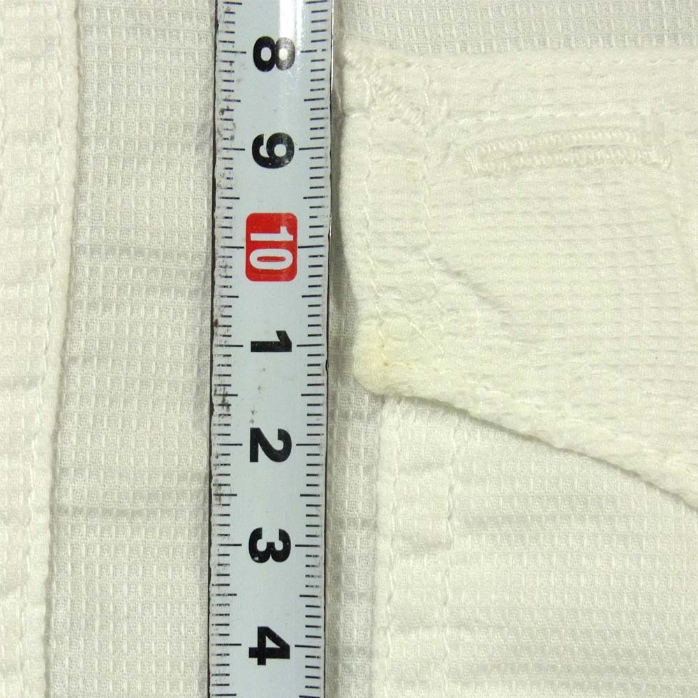 POST OVERALLS ポストオーバーオールズ プルオーバー 半袖シャツ ホワイト系 L【中古】