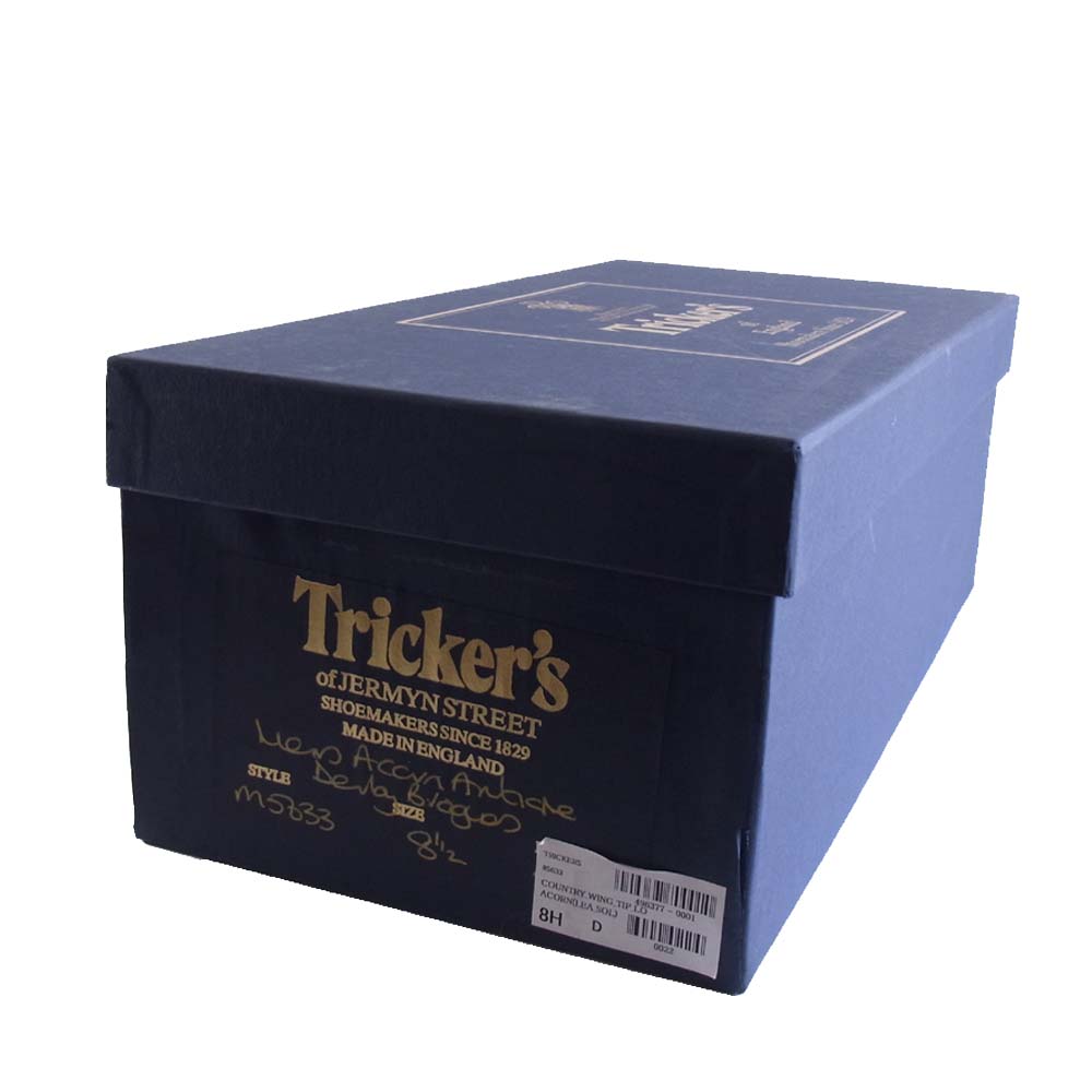 Tricker's トリッカーズ M5633 BOURTON バートン レザーソール ACORN エイコン ライトブラウン系 8.5【中古】