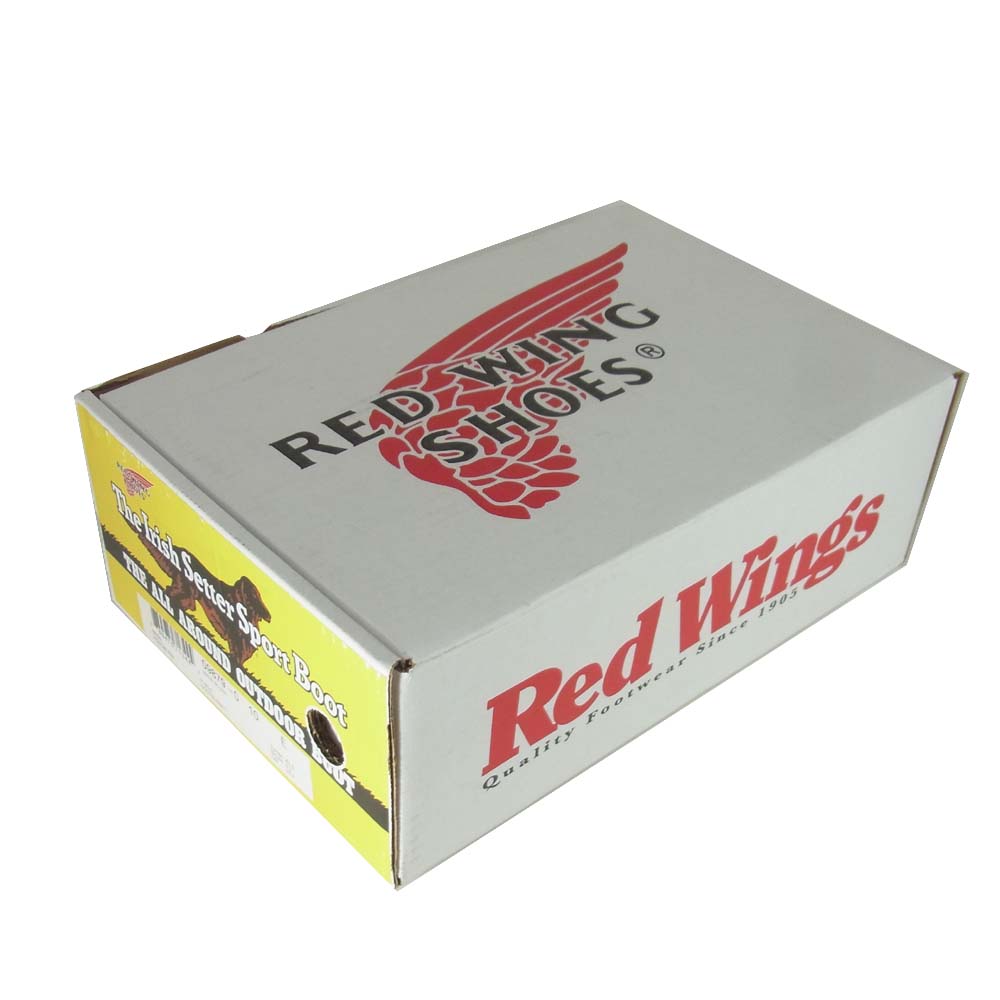 レッドウィング 9879 アイリッシュセッター モックトゥ ゴールドラセット 犬タグ ブラウン系【新古品】【未使用】【中古】