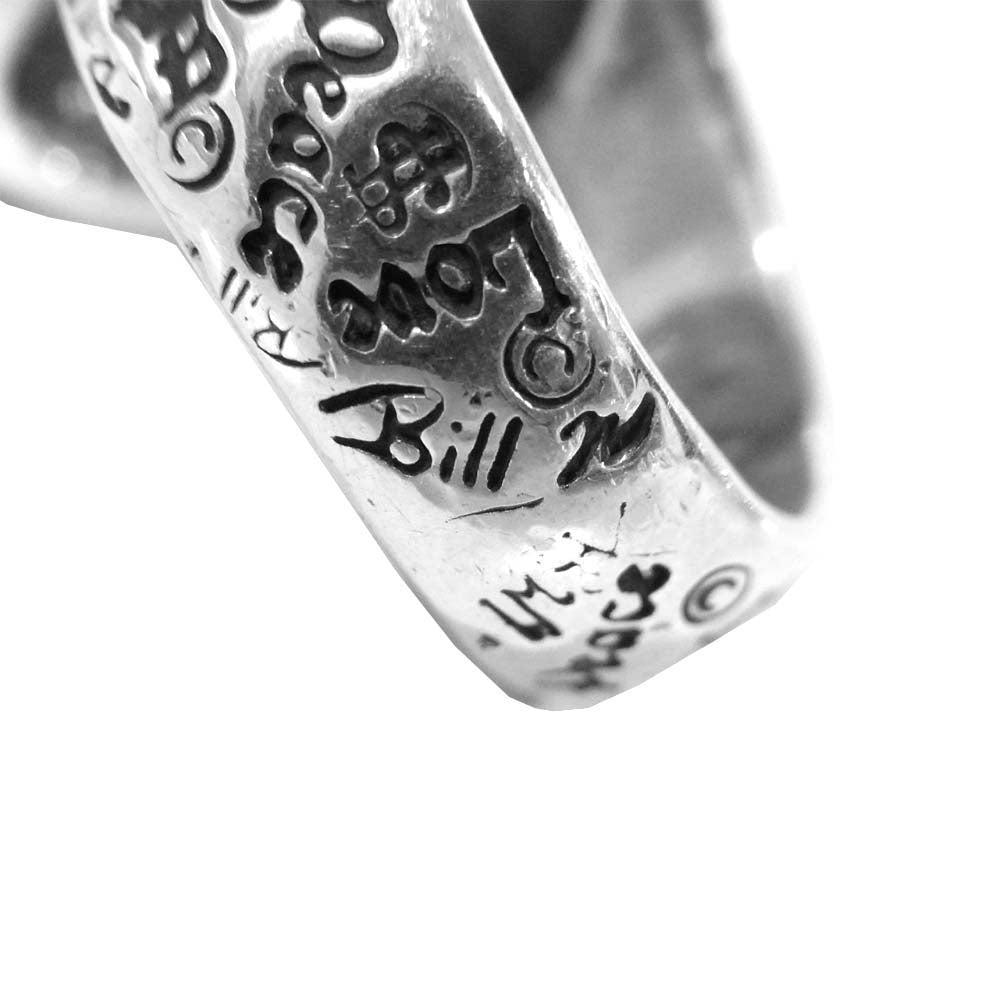 BILL WALL LEATHER ビルウォールレザー Graffiti Small GLS Ring グラフィティ グッドラック スモール スカル リング シルバー系 17~18号程度【中古】