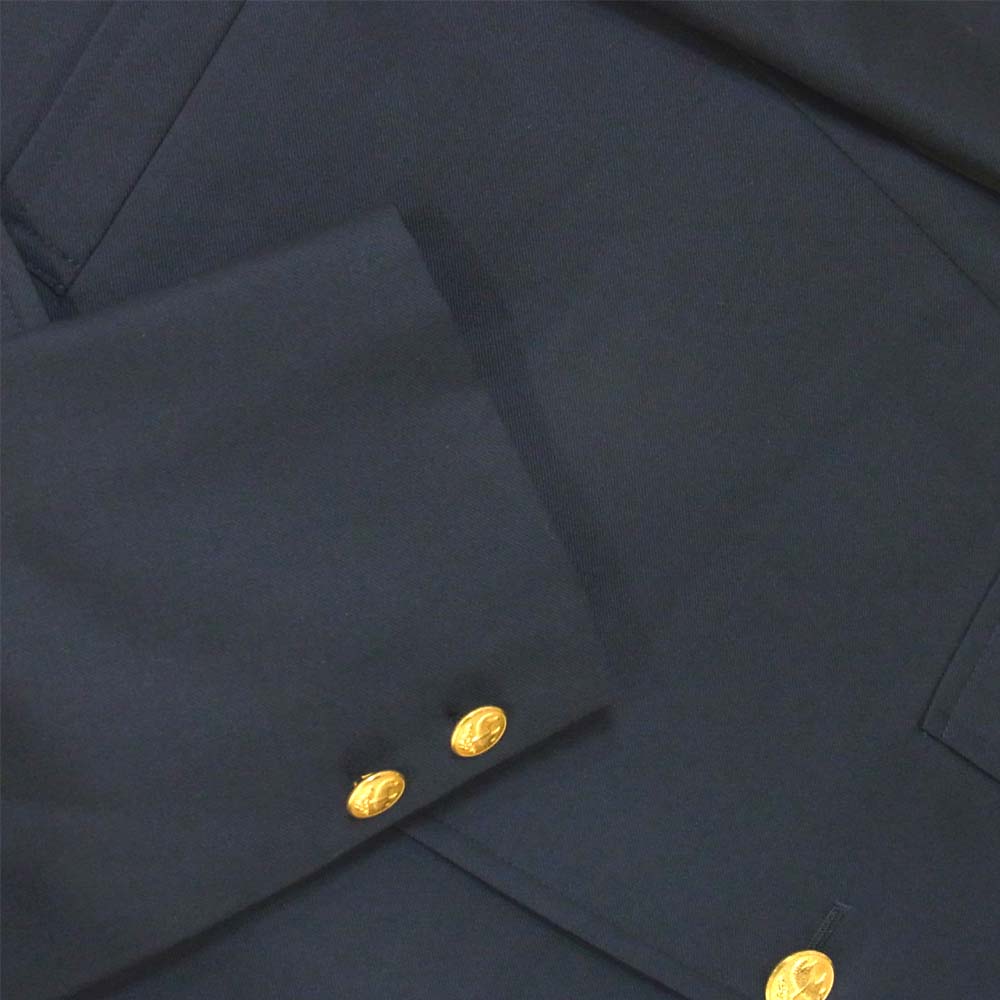Brooks Brothers ブルックスブラザーズ シングル 2釦 金ボタン ブレザー ジャケット ダークネイビー系 35SHT【中古】
