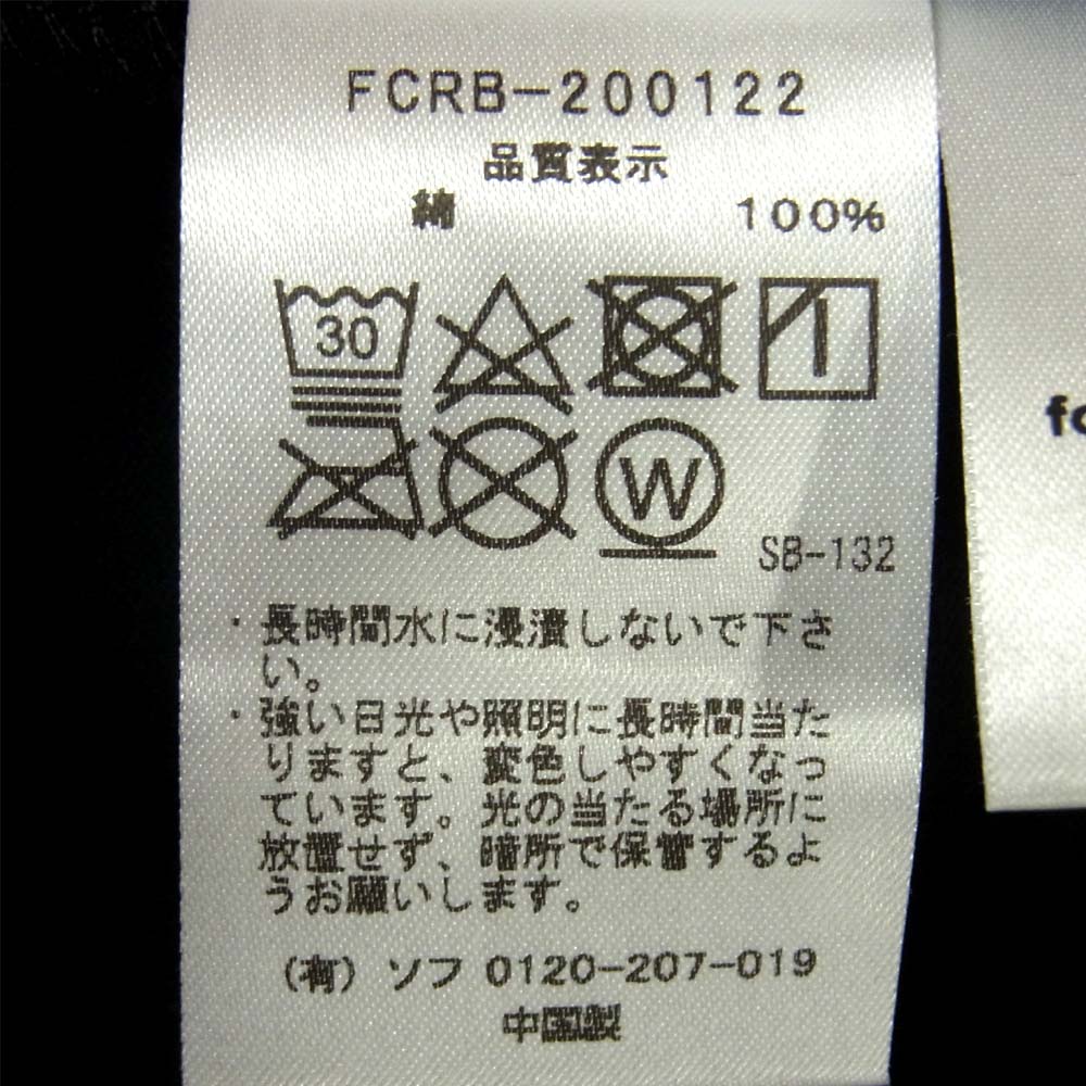 F.C.R.B. エフシーアールビー FCRB-200122 MARVEL SUPER HEROES TEE マーベル スーパーヒーロー Tシャツ ブラック系 L【新古品】【未使用】【中古】
