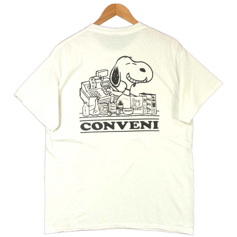 THE CONVENI PEANUTS TEE Tシャツ 白 L
