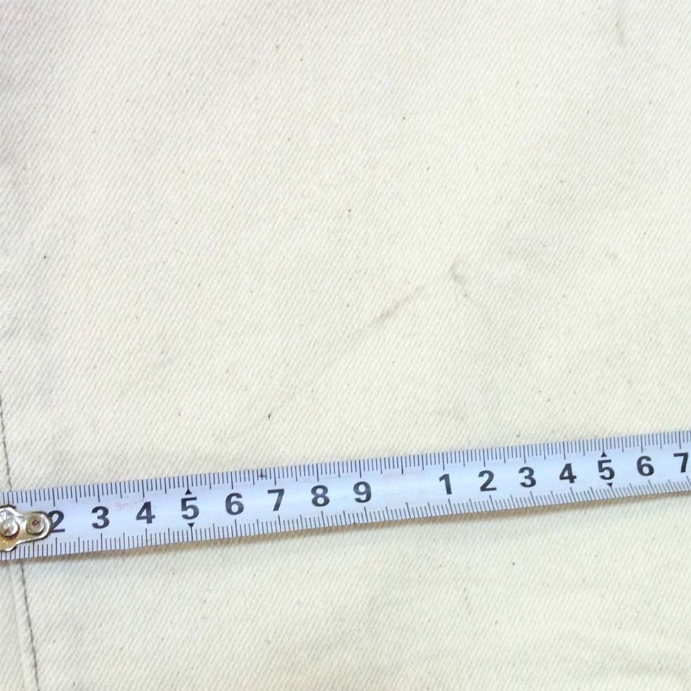 POST OVERALLS ポストオーバーオールズ ワークパンツ ボタンフライ ベージュ系 表記なし(36インチ相当)【中古】