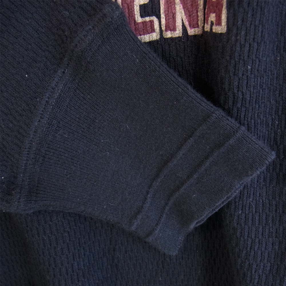 オールドクロウ OC-18-AW-21 WAFFLE L/S T-SH ワッフル Tシャツ ブラック系 M【美品】【中古】