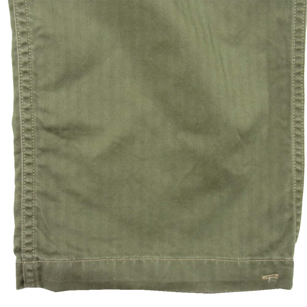 RRL ダブルアールエル 国内正規品 モンキー ヘリンボーン ミリタリー カーゴ パンツ カーキ系 30【中古】