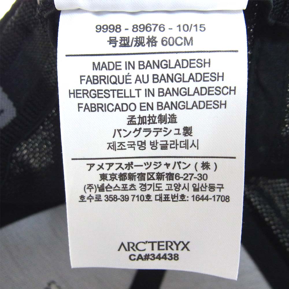 リーフ LEAF リーフ B.A.C. CAP キャップ ブラック系【美品】【中古】