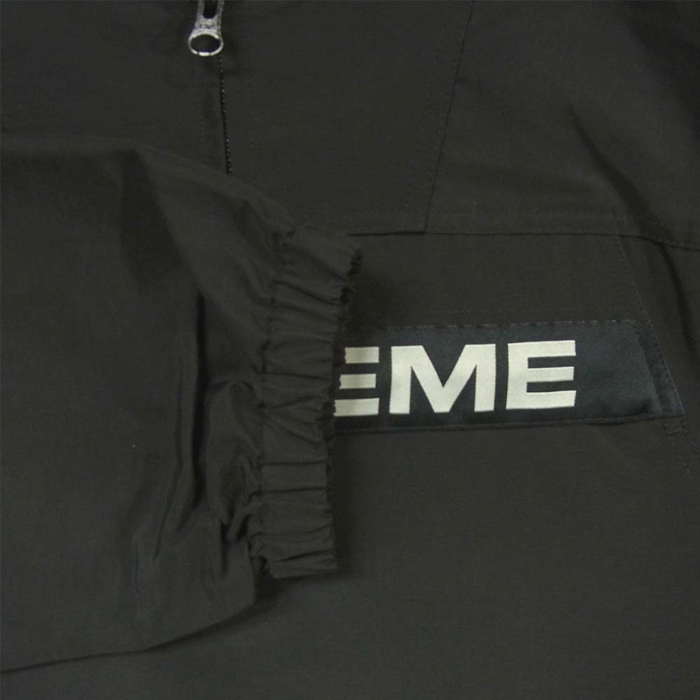 Supreme シュプリーム 19AW Heavy Nylon Anorak ヘビー ナイロン アノラック パーカー ブラック系 M【美品】【中古】