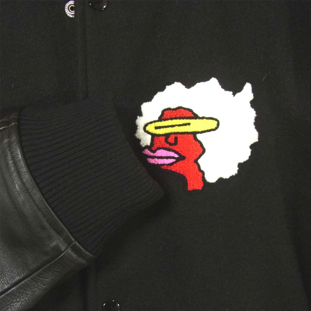 Supreme シュプリーム 17AW Gonz Ramm Varsity Jacket マークゴンザレス スタジャン ブラック系 M【新古品】【未使用】【中古】