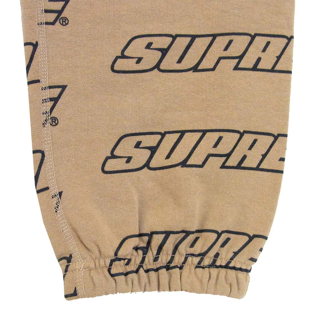 Supreme シュプリーム 18SS Repeat Sweatpant スウェットパンツ ブラウン系 S【中古】