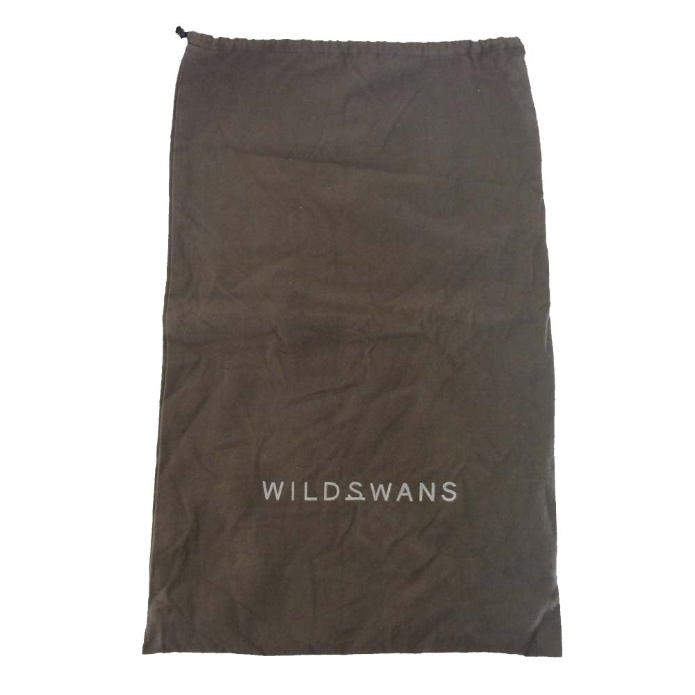 WILDSWANS ワイルドスワンズ SVELTO スヴェルト 牛革 ショルダー ボディ バッグ ブラック系【極上美品】【中古】