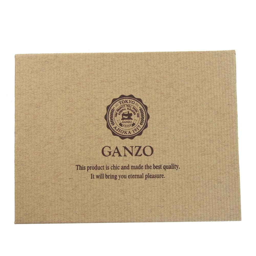 GANZO ガンゾ コードバン ルチダ 馬革 小銭入れ ネイビー系【極上美品】【中古】