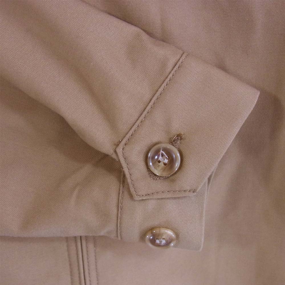 ヒューストン 20SS 51001 BOWLING JACKET ボーリング ジャケット ベージュ系 L【美品】【中古】