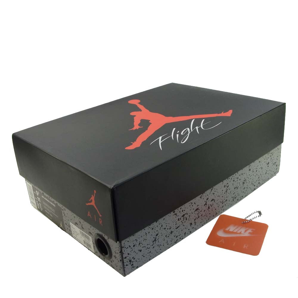 NIKE AIR JORDAN ナイキ ジョーダン 308497-060 4 RETRO フォー レトロ ハイカット スニーカー ブラック系 グレー系 27.5cm【中古】