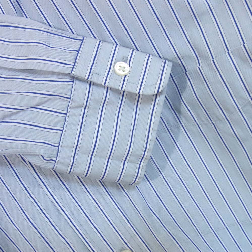 GRAPHPAPER グラフペーパー 18AW GM183-50079B × トーマスメイソン Thomas Mason L/S B.D Shirt グレー×ブルー系 1【中古】
